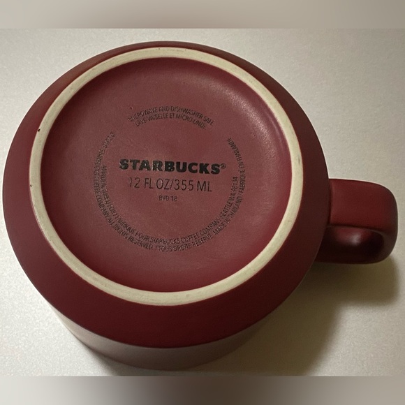 Starbucks 2008 / 12-oz Mug with Heart and Floral Design - Picture 5 of 5